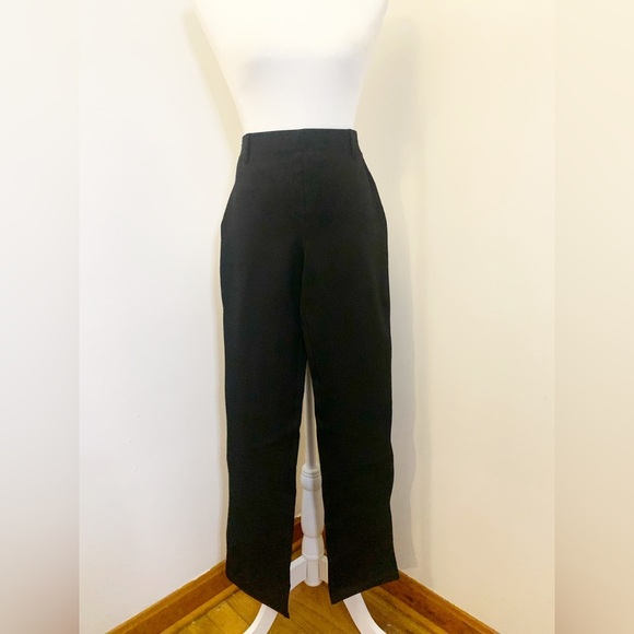 NWT QUINCE ultra stretch Ponte straight leg pant black 👖♥️👖 - Picture 2 of 13